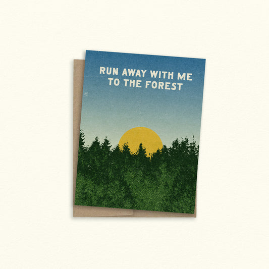 Run Away With Me Greeting Card