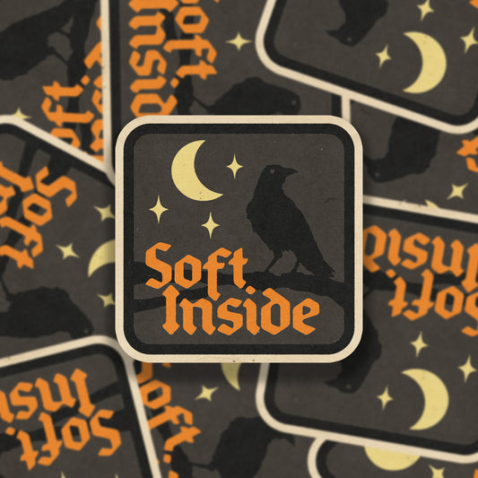 Soft Inside Vinyl Sticker