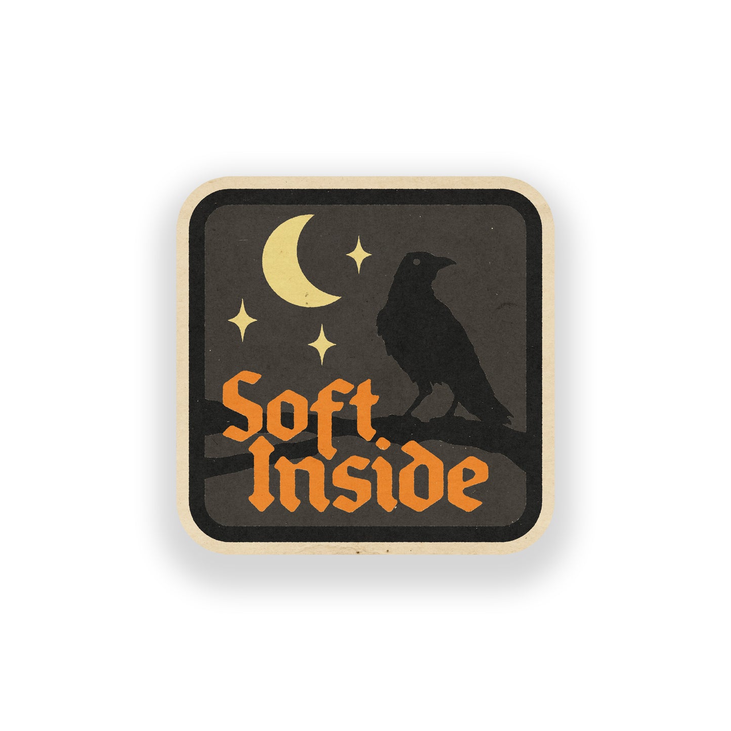 Soft Inside Vinyl Sticker