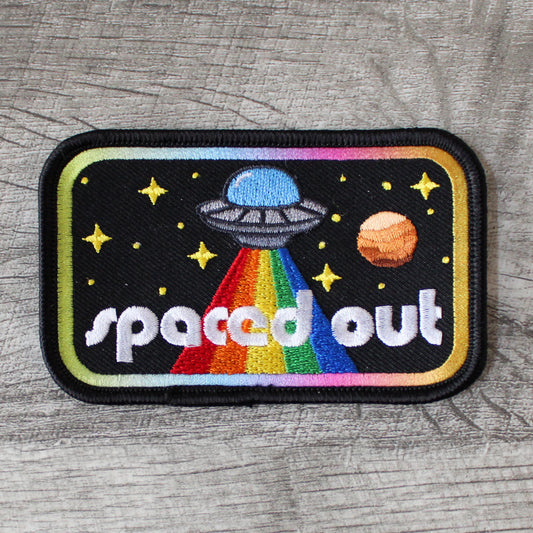 Spaced Out Embroidered Patch