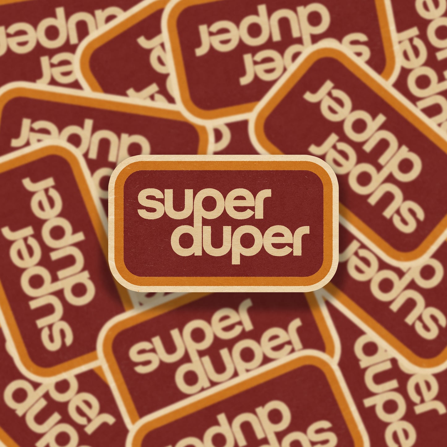 Super Duper Vinyl Sticker