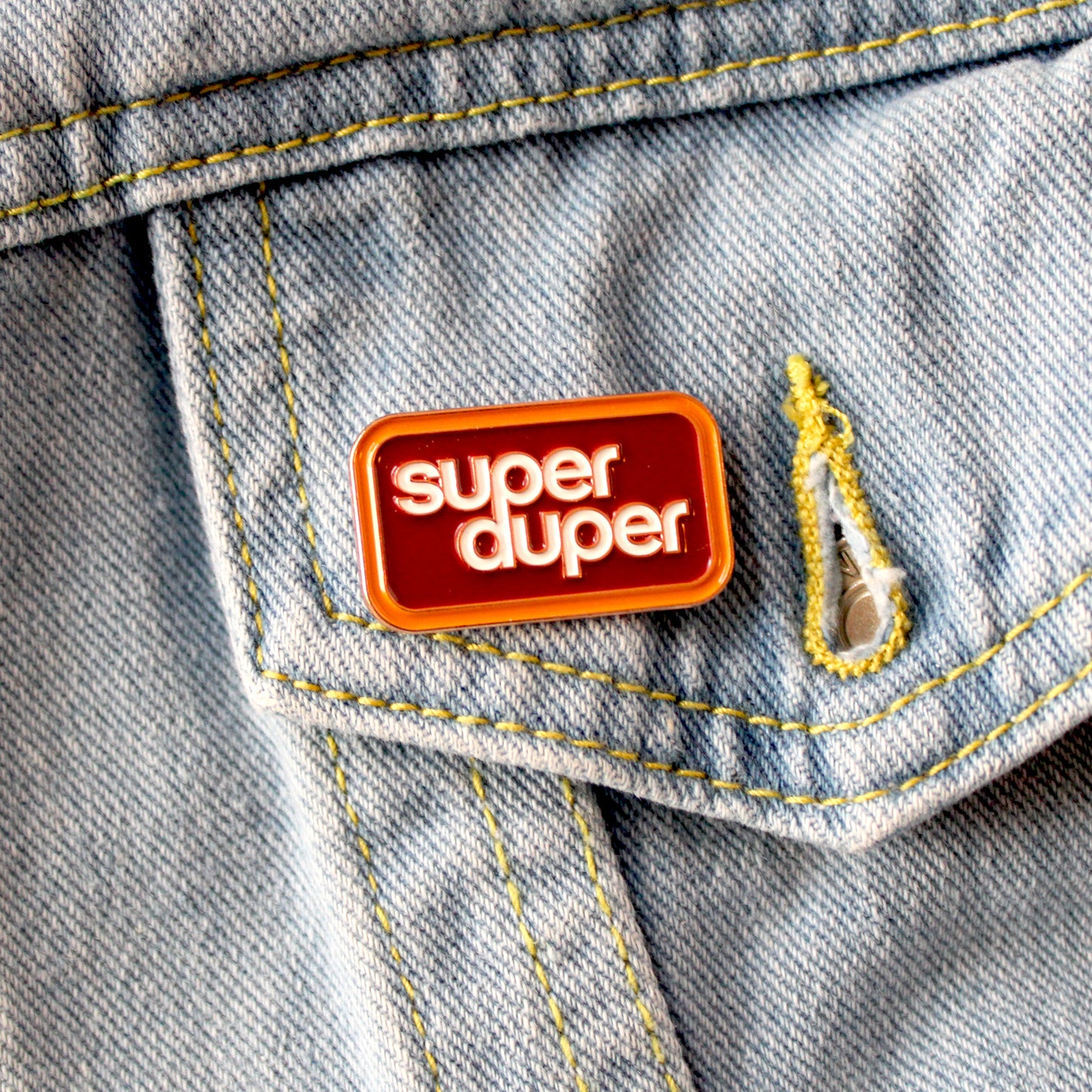 Super Duper Soft Enamel Pin