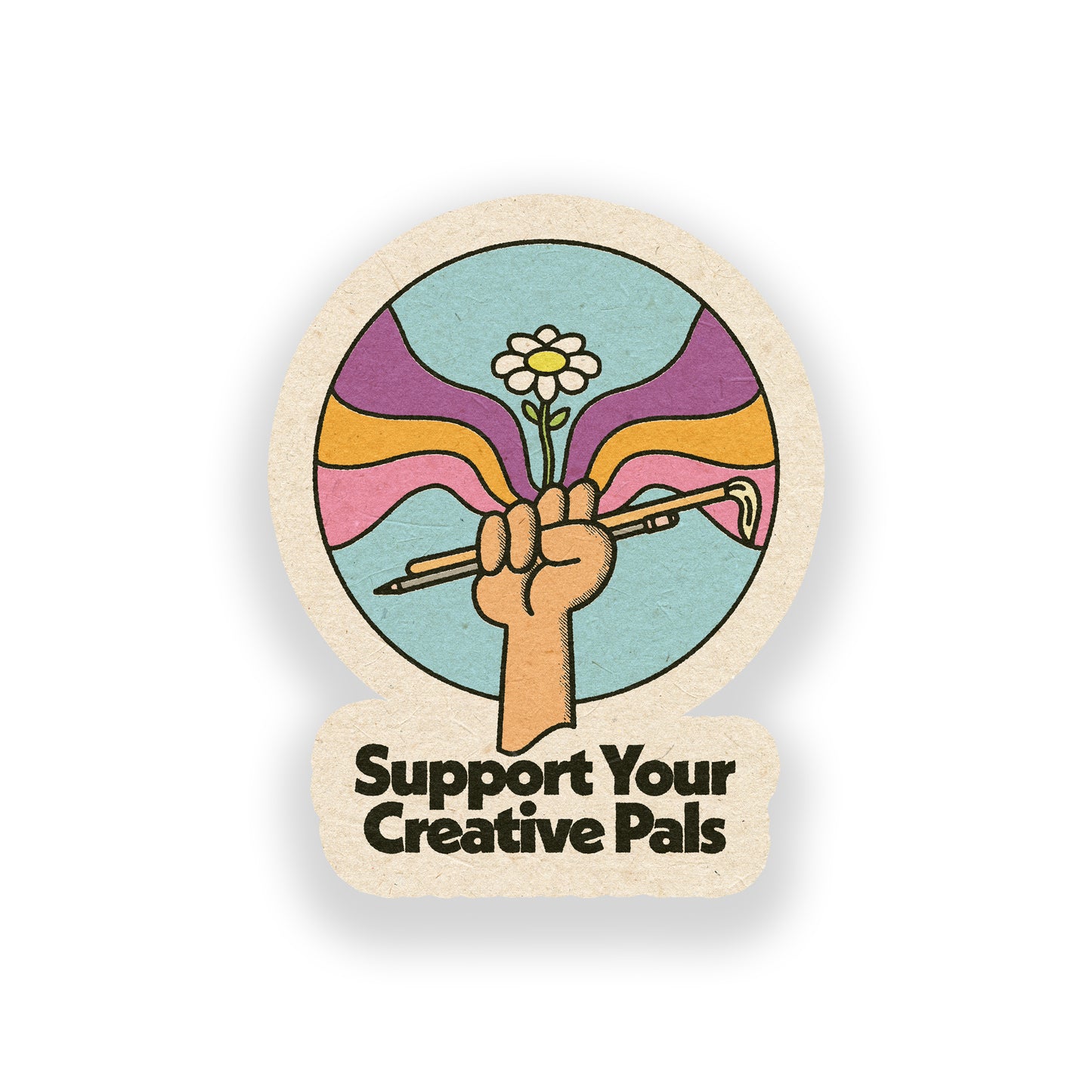 Support Your Creative Pals Vinyl Sticker