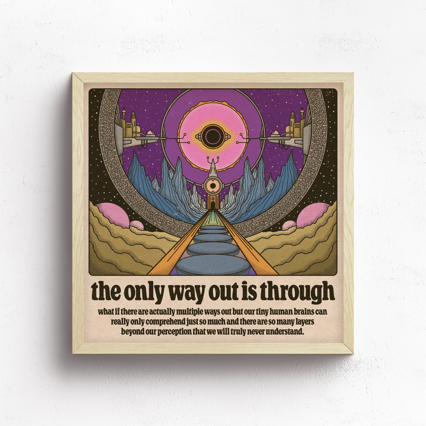 The Only Way Out Print