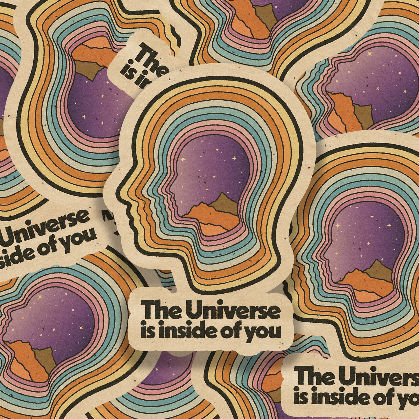 The Universe Is Inside Of You Vinyl Sticker