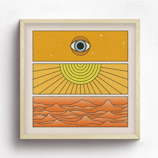 Under the Sun, Above the Sky Print