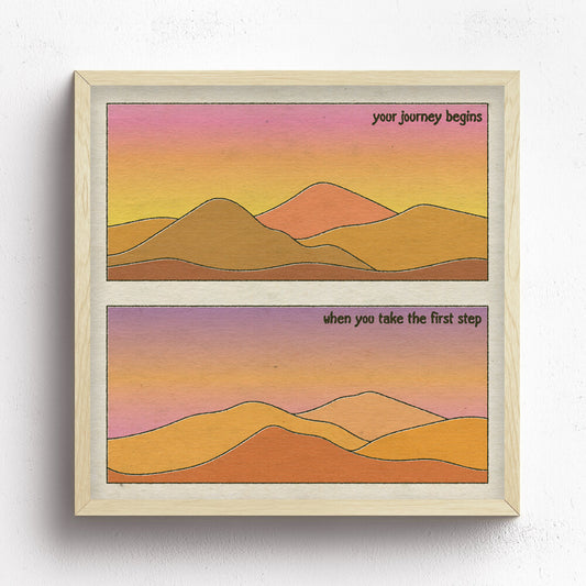 Your Journey Begins Print